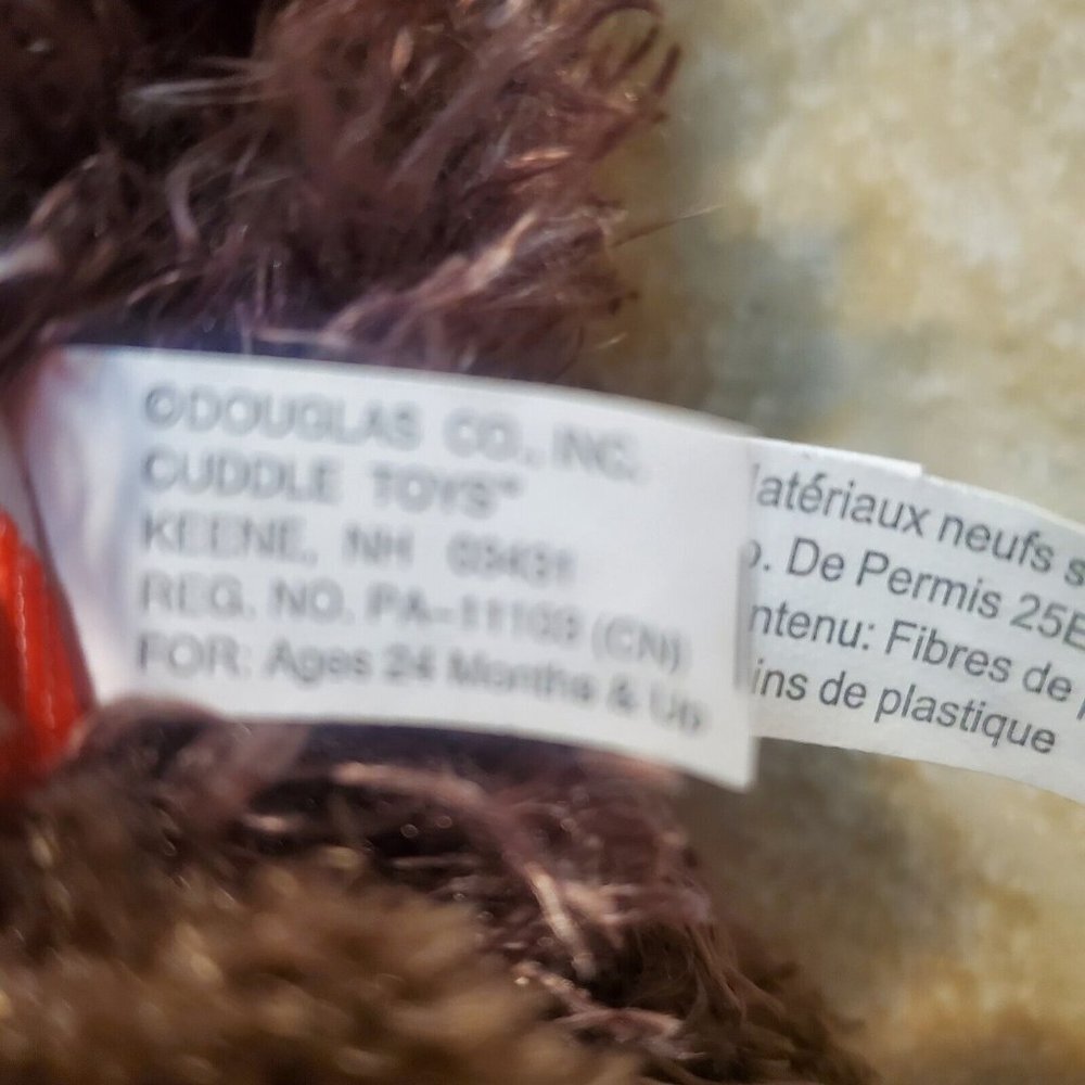 Douglas Cuddle Toys Llama Alpaca Stuffed Animal Soft Brown Plush - Picture 14 of 15